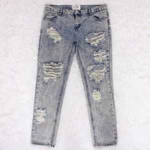 One Teaspoon awesome baggies mid rise jeans b712